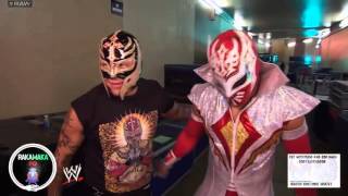 WWE Sin Cara Myzteziz and Rey Mysterio “Dream Team“ HD [upl. by Enelaehs]