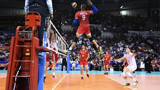 Earvin Ngapeth  The Most Creative Volleyball Player in History  Magic Skills [upl. by Alaek]