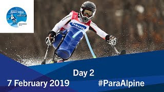 Day 2  World Para Alpine Skiing World Cup  Veysonnaz 2019 [upl. by Fairman]