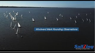 Windward mark rounding observations [upl. by Lewls]