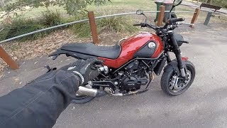 Benelli Leoncino 500 Test Ride  A Gentlemens Motard [upl. by Yazbak979]