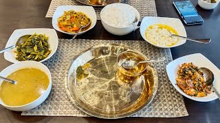 TRADITIONAL SIKKIMESE FEAST  Sikkimese Traditional Thali in Gangtok  Gangtok Food Vlog [upl. by Yrol459]