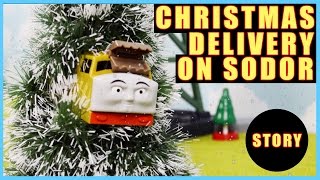 Christmas Delivery on Sodor  Toy Thomas and Friends Story Full Episode [upl. by Naashar]