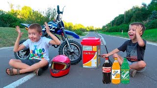 Kids Ride on Dirt Cross Bike \ Childrens Power Wheels Toy \ Kidsococo Club Family Fun [upl. by Adine]