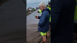 Flooding in Costache Negri Galați Western Moldavia Romania 14092024 [upl. by Eiliab]