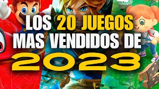 TOP 20 VIDEOJUEGOS MAS VENDIDOS de 2023  Global Geek 👾💥 [upl. by Shepherd]