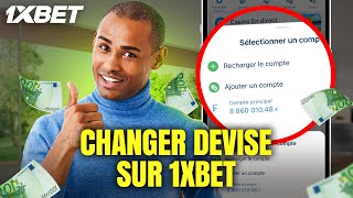 COMMENT CHANGER DE DEVISE SUR 1XBET [upl. by Buschi894]