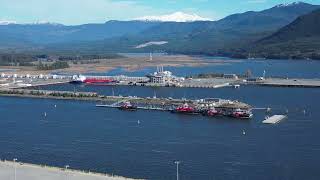 Kitimat Harbour October 22 2024 [upl. by Yenobe149]