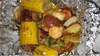 SUPER EASY SHRIMP BOIL RECIPE  FOIL BOIL [upl. by Almeida]