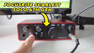 My Review of the Focusrite Scarlett Solo 4th Gen Audio Interface [upl. by Yrag]