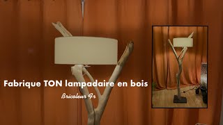 Comment fabriquer un lampadaire en bois  étape par étape [upl. by Lolanthe981]