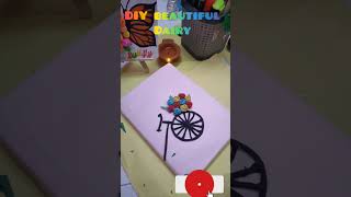 DIY dairy decorate cover craft youtubeshorts diy craftjiya [upl. by Aicnatsnoc]