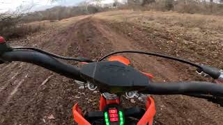 2023 KTM SX E5  Power Mode 5 Riding [upl. by Eladnwahs]