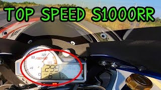 TOP SPEED BMW S1000RR 2017 [upl. by Stover660]