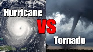 Hurricane vs Tornado Whats the difference [upl. by Lannie711]