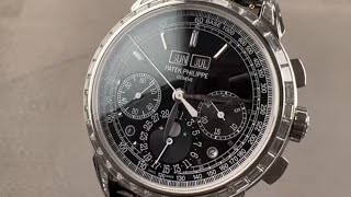 Patek Philippe Perpetual Calendar Chronograph 5271P001 Diamonds Patek Philippe Review [upl. by Kreit527]