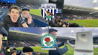 WBA VS BLACKBURN VLOG ROVERS RIPPED APART AT THE HAWTHORNS [upl. by Lamag439]