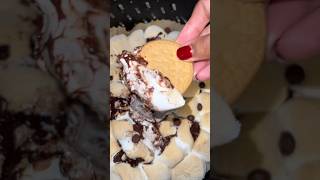 Make Air Fryer S’mores Dip with me 🍫🫶🏽🍂👩🏽‍🍳 airfryerrecipes smores smorescookies [upl. by Harrat]