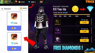 free fire free diamond  free diamonds in free fire  how to get free diamonds in free fire [upl. by Valerlan423]