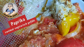 Paprika vegetarisch gefüllt [upl. by Barnabas]