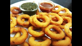 Potato Rings Recipe  Potato Rings with Home Ingredients [upl. by Ru838]