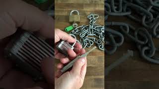 906 How to easily open warded padlocks with skeleton keys shorts [upl. by Rehtaef115]