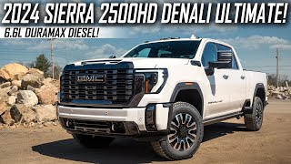 NEW 2024 Sierra 2500HD Denali ULTIMATE  66L Duramax Diesel [upl. by Analart]