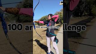 The 100 Arrows Challenge  That Recurve Archer archery challenge sports thatrecurvearcher [upl. by Agostino840]