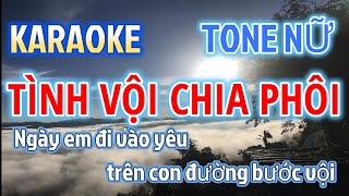 Karaoke Tình Vội Chia Phôi Tone Nữ Nhạc Sống  Anh Bằng Karaoke Ngày em đi vào yêu trên con đường [upl. by Aikan]