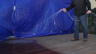 How to Clean a Hardwood Deck [upl. by Odlanor]