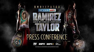 Ramirez vs Taylor Final Press Conference [upl. by Rockel473]