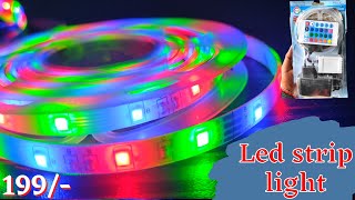 RGB Led Strip Light Unboxing amp Review I With Remote 2022 I [upl. by Nahtan701]