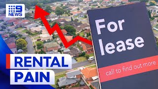 Students and pensioners priced out of rental market  9 News Australia [upl. by Annim]