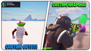 HOW TO GET CUSTOM WEAPONS In FORTNITE CREATIVE 20 [upl. by Tonia]