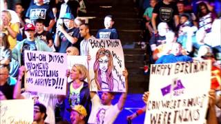 The Road to WrestleMania Charlotte vs Sasha Banks vs Becky Lynch – WWE Divas Championtitel [upl. by Eanwahs]