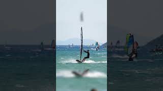 Freestyle windsurfing in Vasiliki 😮‍💨🕺 [upl. by Eelymmij918]