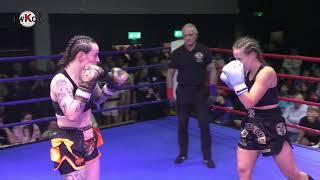 Sarah Harding vs Aneta Drozd Amateur Kickboxing  Next Gen [upl. by Ybroc]