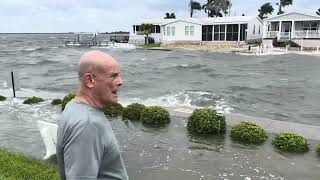 Hurricane Helene approaching Clearwater Florida [upl. by Ahsiat]