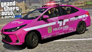 GTA V PCPA  POLÍCIA CIVIL LOCALIZA AGRESSOR  TOYOTA YARIS  PRÓ MULHER PARÁ  LEI MARIA DA PENHA [upl. by Nohsad283]