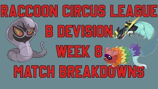 THE FINAL WEEK  Pokemon RCL Draft League S10 B Div Week 8 [upl. by Bellis]