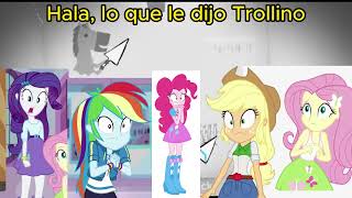 Las Mane 7 reaccionan a ¡Los ANIMALES TRAMPOSOS ESCAPAN del TSUNAMI GIGANTE [upl. by Gerrit566]