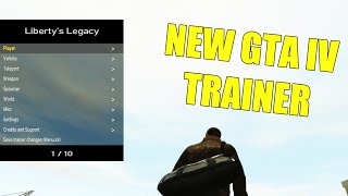 NEW GTA IV Libertys Legacy trainermod menu for PC latest version with controller support [upl. by Anawat]