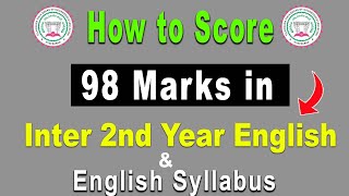 How to score 98 marks in inter second year English  TS inter second year English syllabus 2024 [upl. by Brown]