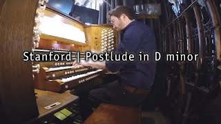 Stanford Postlude in D minor  John Challenger Salisbury Cathedral [upl. by Adnirak]