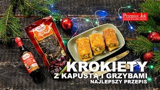 KROKIETY Z KAPUSTĄ I GRZYBAMI  NAJLEPSZY PRZEPIS [upl. by Eidaj900]