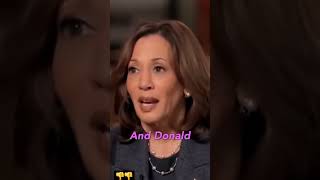 She answered the Foxnews Interview very strangely😩😩harris foxnews presidentialelection [upl. by Anada]