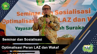 Yayasan Nur Hidayah Surakarta Gelar Seminar dan Sosialisasi Optimalisasi Peran LAZ dan Wakaf  NHTV [upl. by Meyer]