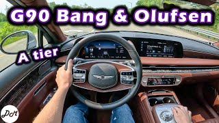 2023 Genesis G90 – Bang amp Olufsen 26speaker Sound System Review [upl. by Anovad]