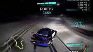 Nissan Skyline R34 GTR drifting NFSC [upl. by Clayson651]