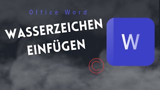 Wasserzeichen Einfügen in Word  So einfach geht’s [upl. by Lach]